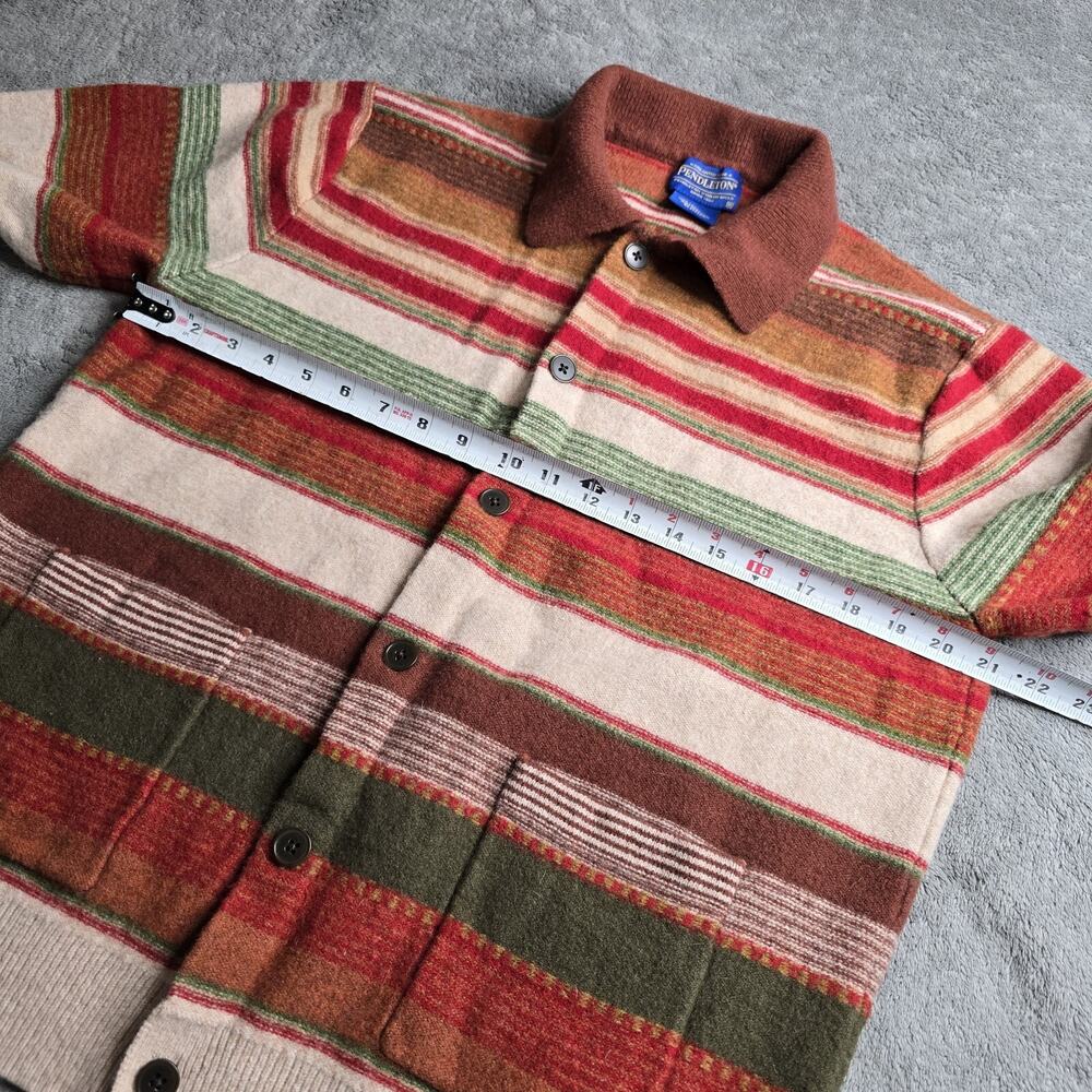 Pendleton Womens XL 100% Lambswool Southwestern Aztec Cardigan Sweater‎ - Picture 8 of 16